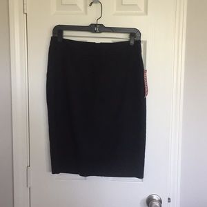 Merona black pencil skirt